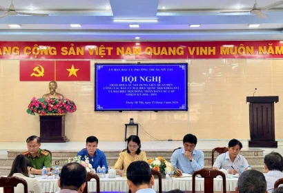 HỘI NGHỊ TRAO ĐỔI, QUÁN TRIỆT CÁC NỘI DUNG LIÊN QUAN ĐẾN CÔNG TÁC BẦU CỬ ĐẠI BIỂU QUỐC HỘI KHÓA XVI VÀ ĐẠI BIỂU HỘI ĐỒNG NHÂN DÂN CÁC CẤP, NHIỆM KỲ 2026-2031